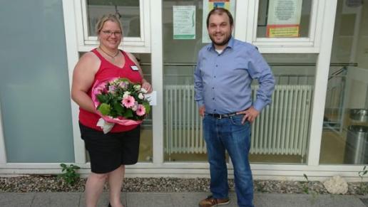 Frau Botens und Ortsbürgermeister Rohrwick